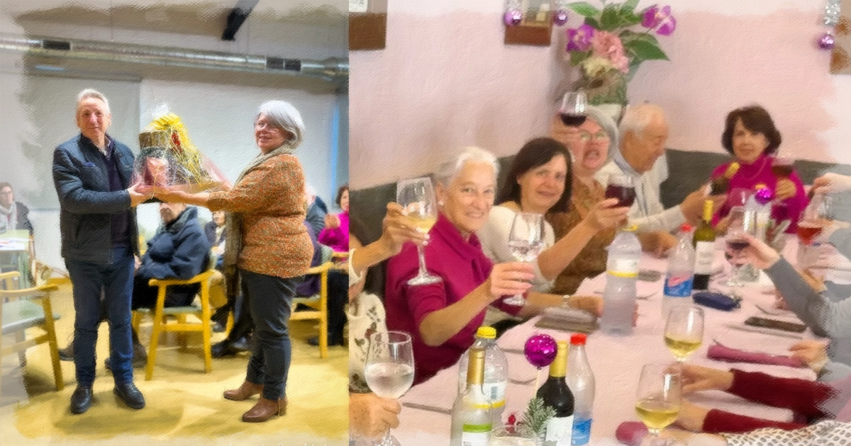 Última asamblea del año y comida navideña