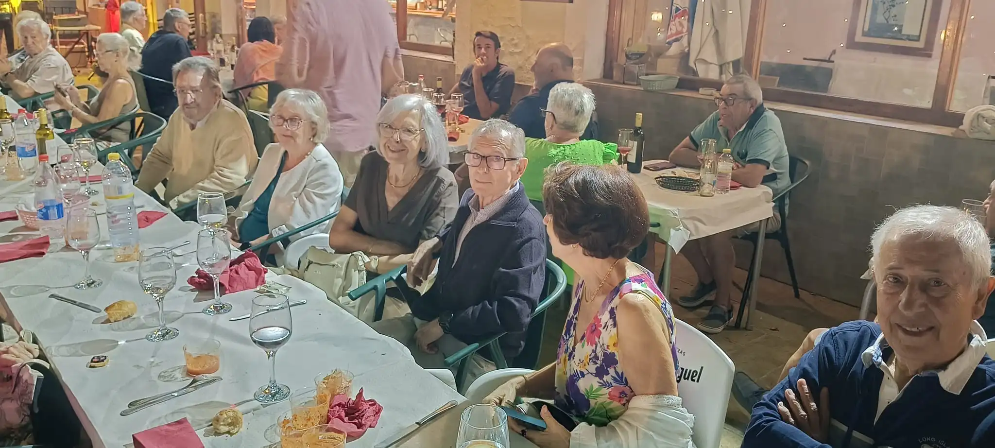 Tradicional cena de verano de los socios